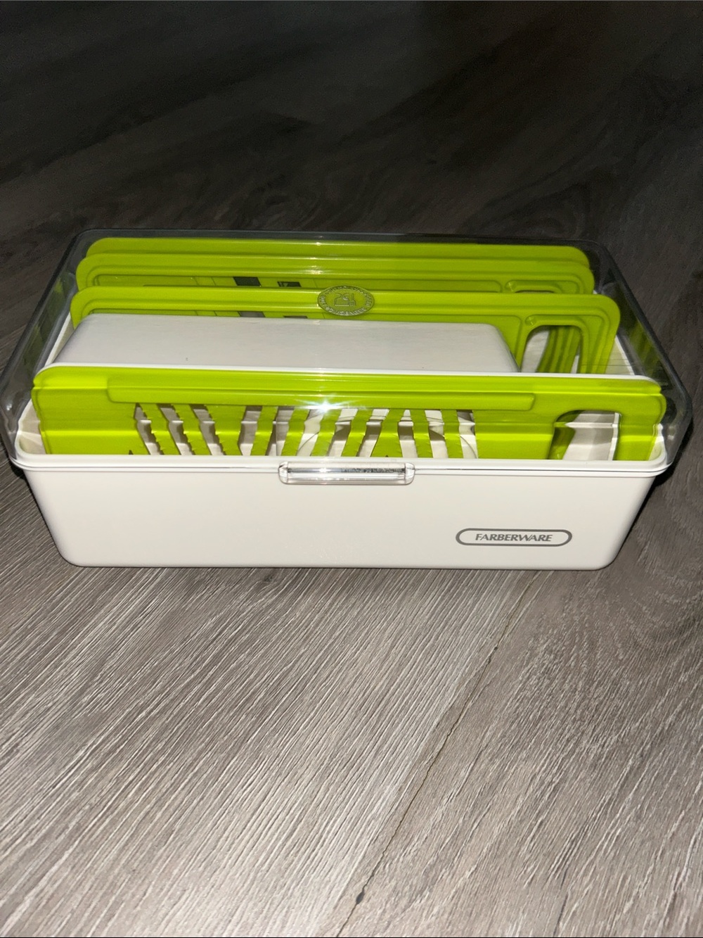 NEW- Farberware Mandoline Slicer With Storage Case